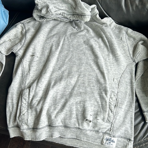 grey hollister hoodie - Picture 1 of 3